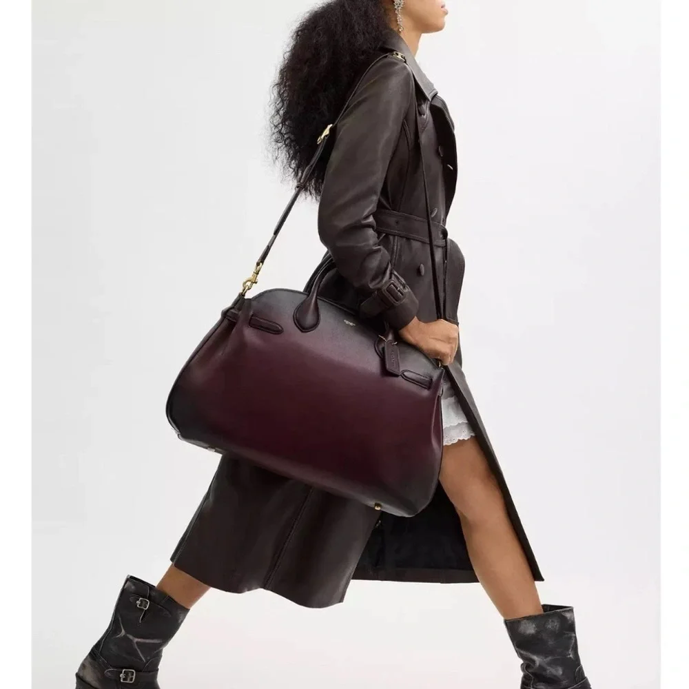Coach Soft Empire Carry All Bag 48 Merlot